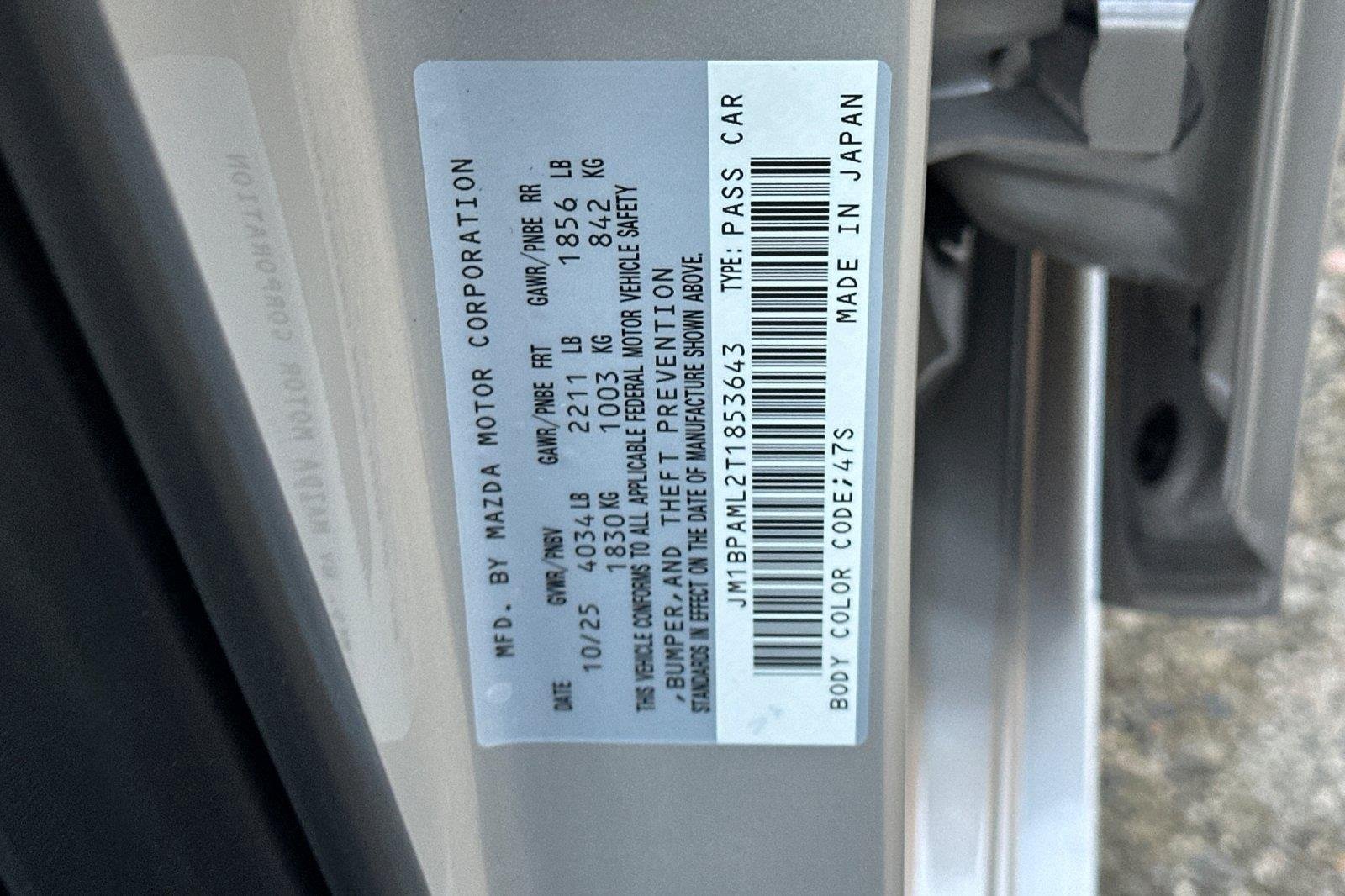 New 2026 Platinum Quartz Metallic Mazda 2.5 S Premium image 35