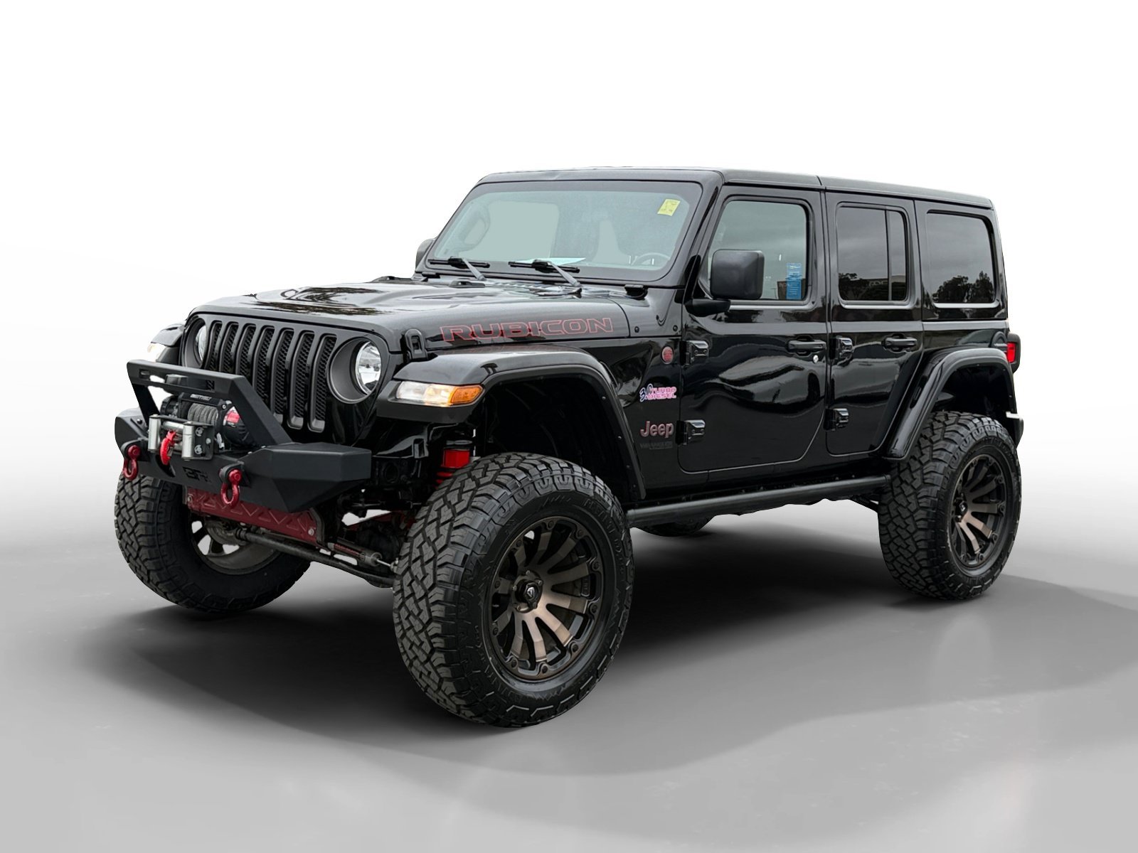 Used 2021 Black Clearcoat Jeep Unlimited Rubicon image 1