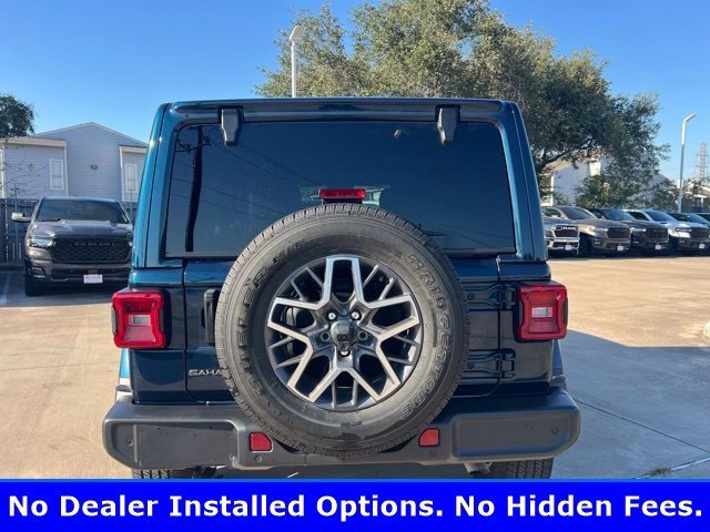Used 2025 Fathom Blue Pearlcoat Jeep Sahara image 4