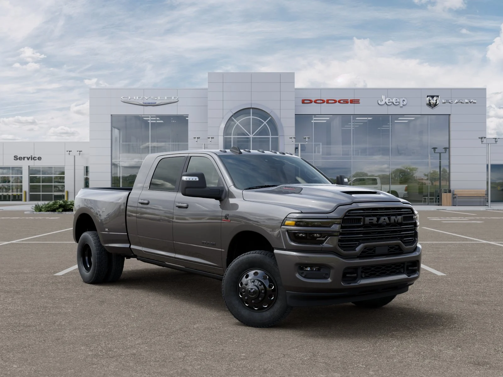 New 2026 Granite Crystal Metallic Clear-Coat Exterior Paint RAM Laramie image 33