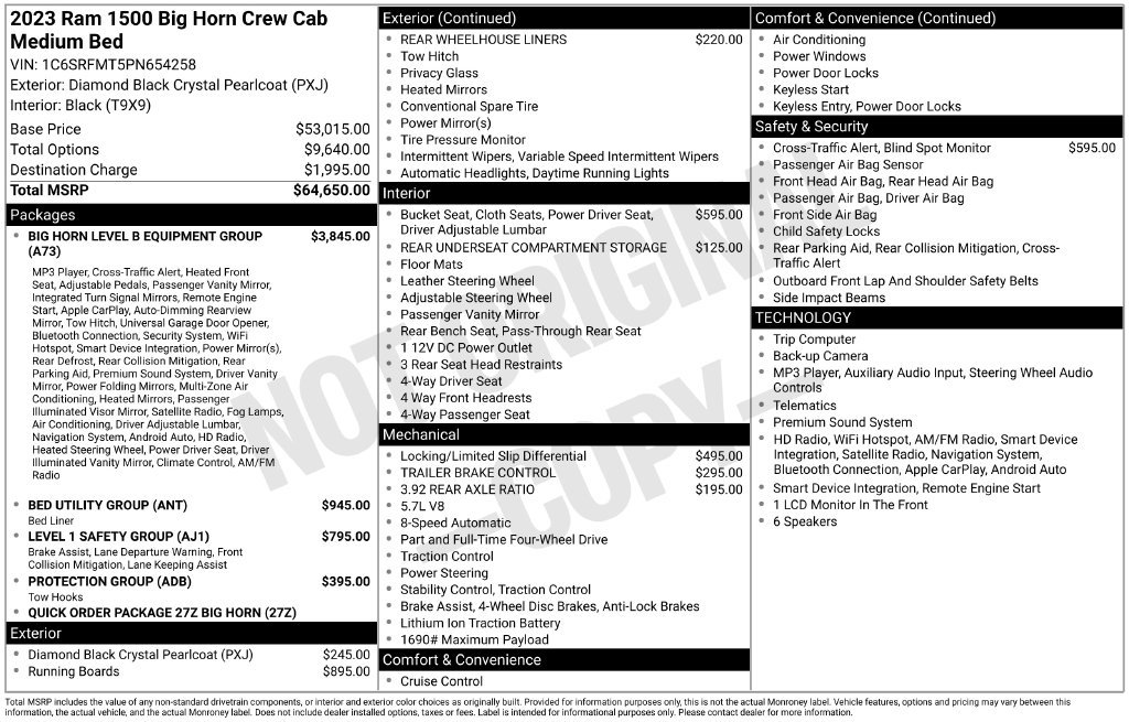 1C6SRFMT5PN654258