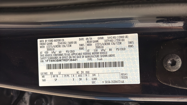 Used 2024 Antimatter Blue Metallic Ford King Ranch image 29