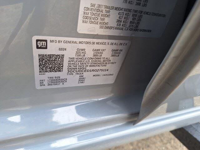 Used 2024 Slate Gray Metallic Chevrolet Custom Trail Boss image 30
