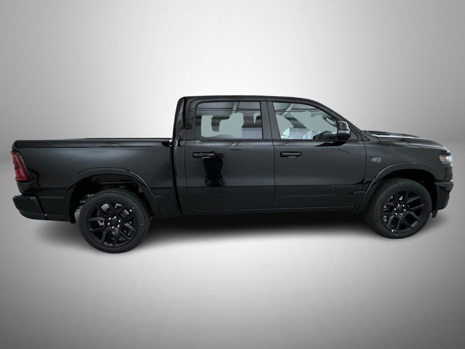 New 2027 Diamond Black Crystal Pearl-Coat Exterior Paint RAM Laramie image 4