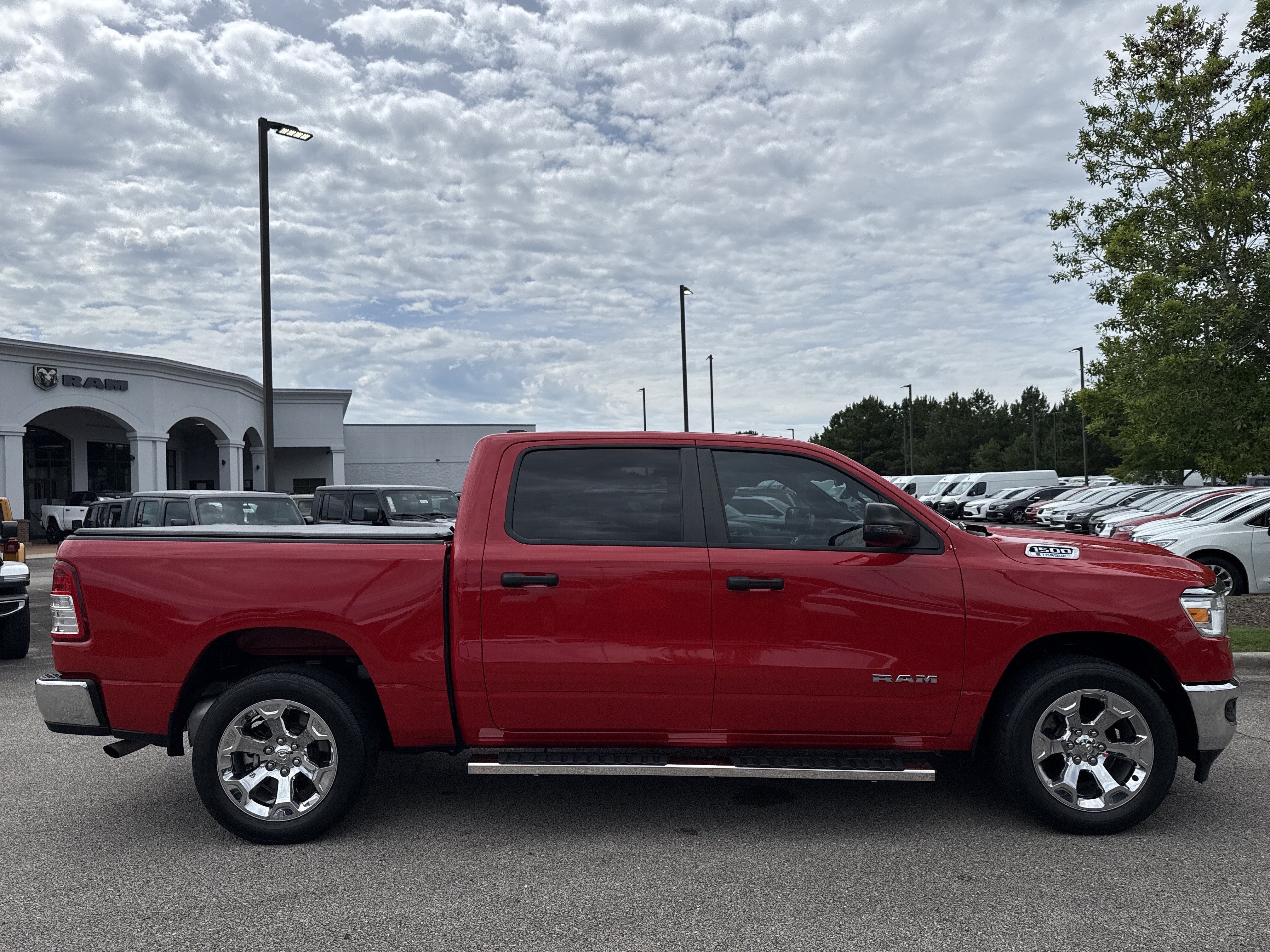 Used 2023 Flame Red Clearcoat Ram Big Horn image 8