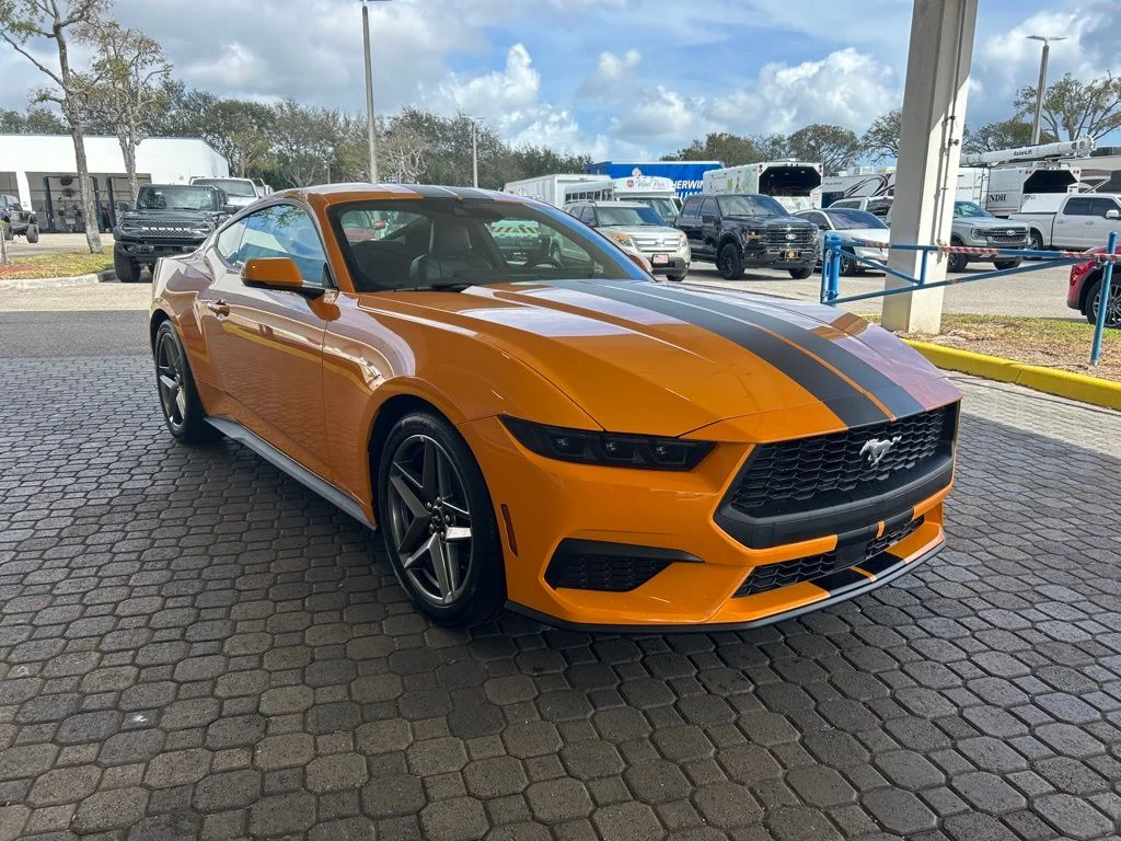 New 2026 Orange Fury Metallic Tri-coat Ford EcoBoost Premium image 2