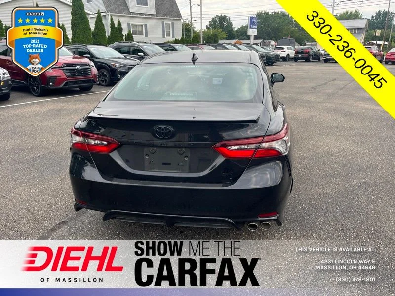 Used 2021 Black Toyota SE Nightshade image 3