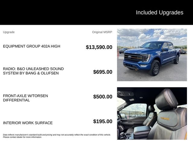 Used 2022 Blue Ford Tremor image 5
