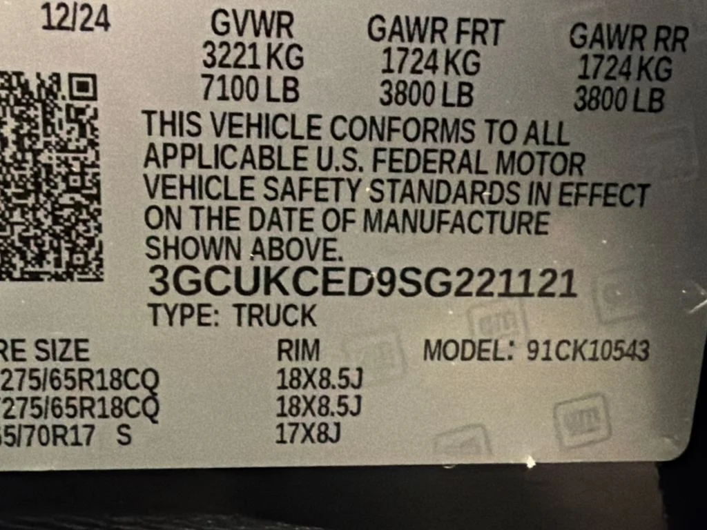 Used 2025 Black Chevrolet Custom Trail Boss image 41