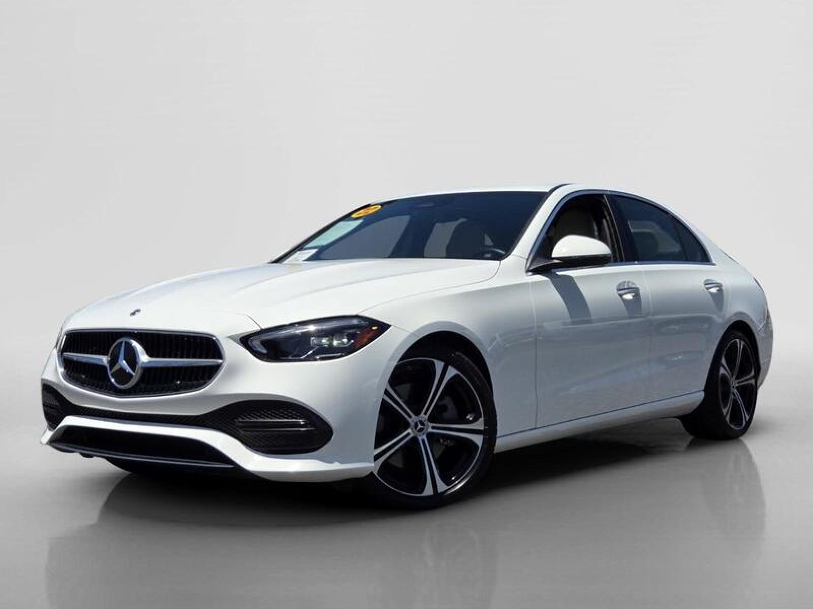 Certified Used 2022 Polar White Mercedes-Benz C 300 image 1