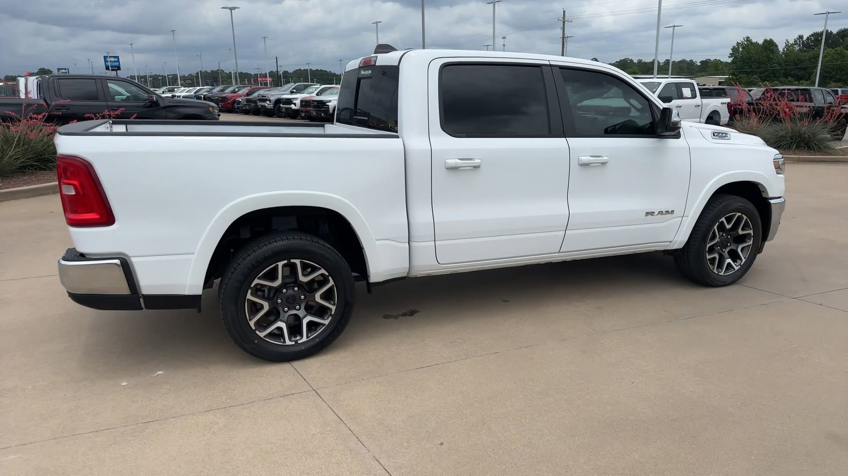 Used 2025 Bright White Clearcoat Ram Laramie image 9