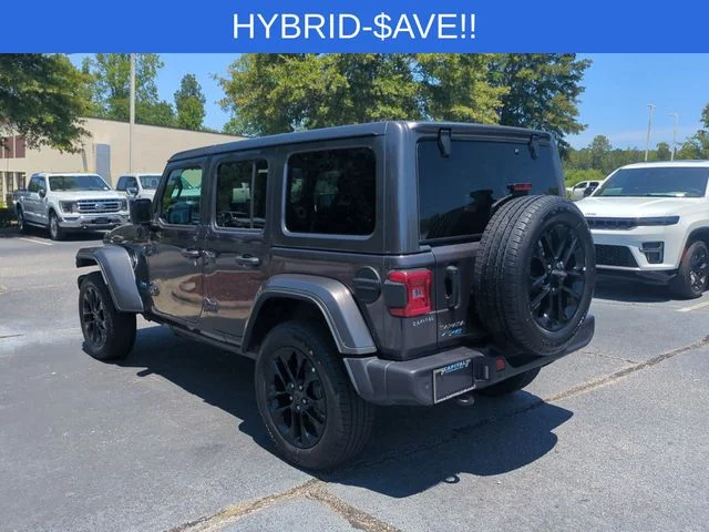 Used 2025 Gray Jeep Sahara 4xe image 3