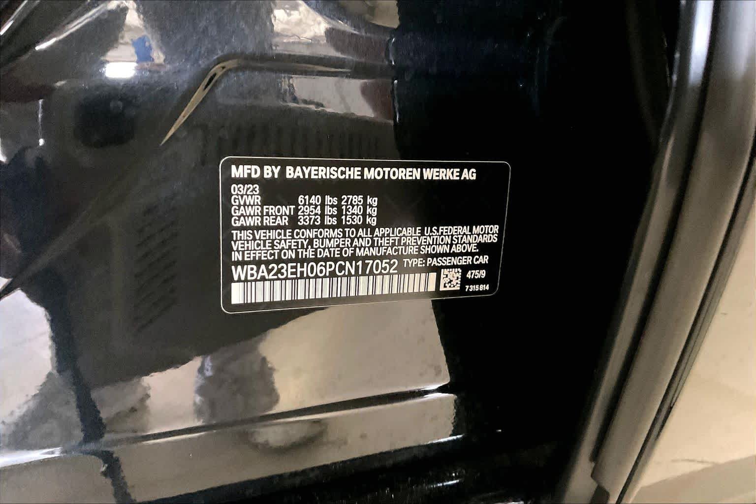 Certified Used 2023 Black Sapphire Metallic BMW 740i image 31