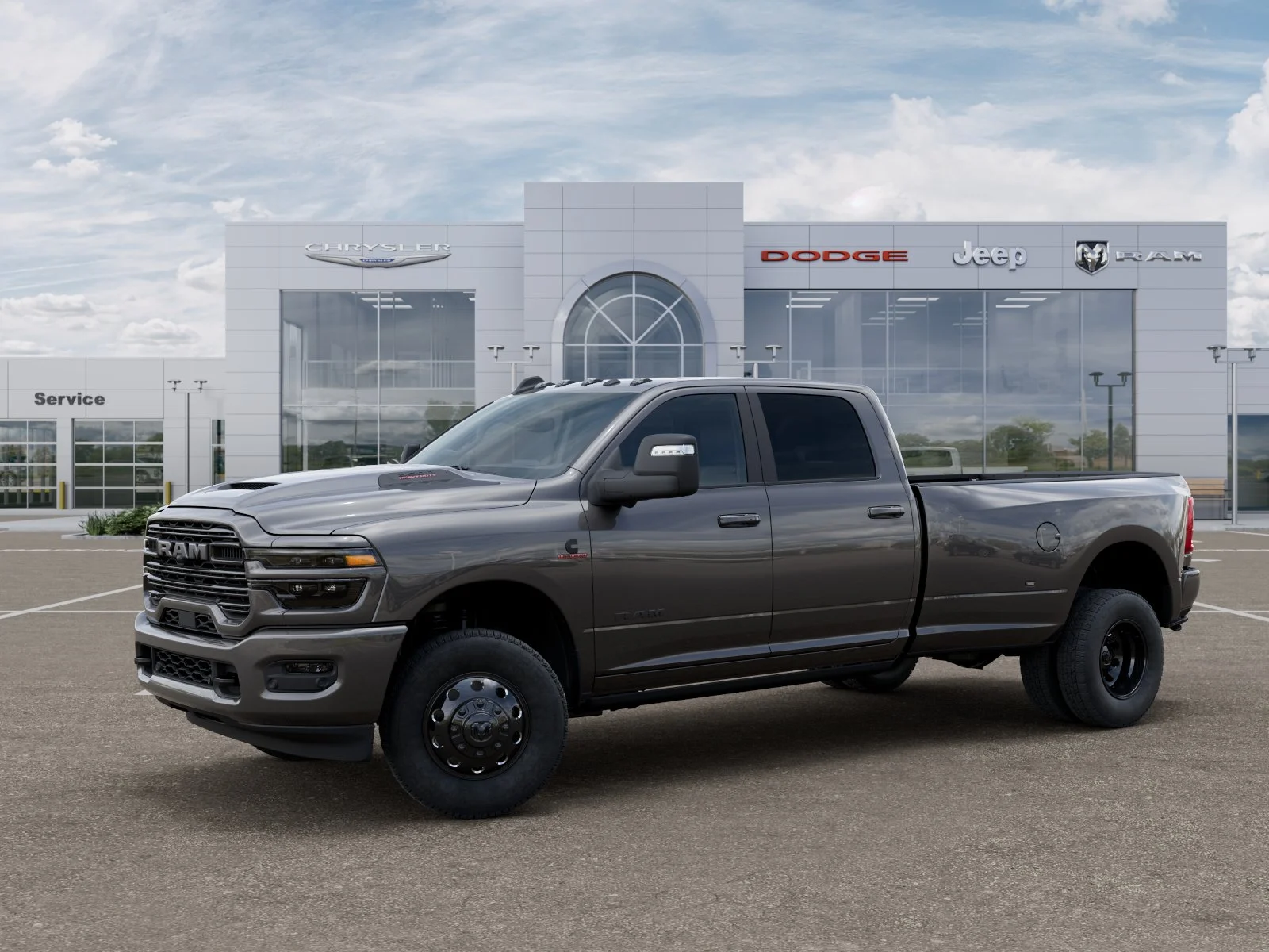 New 2026 Granite Crystal Metallic Clear-Coat Exterior Paint RAM Laramie image 22