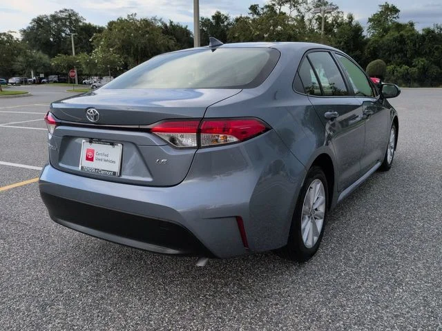 Certified Used 2023 Blue Toyota LE image 4