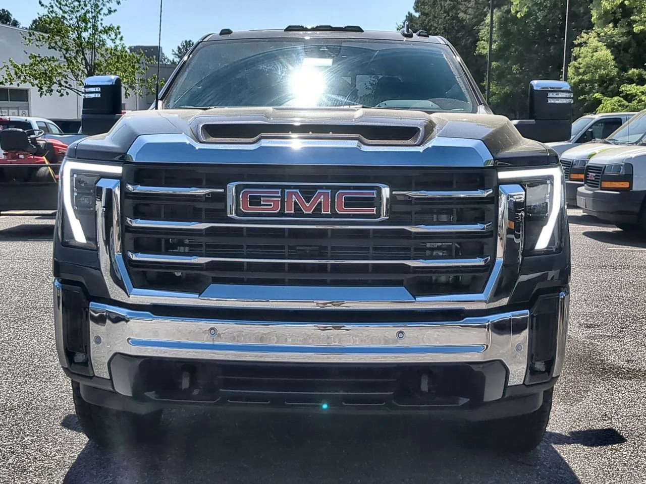 New 2026 Titanium Rush Metallic GMC SLT image 3