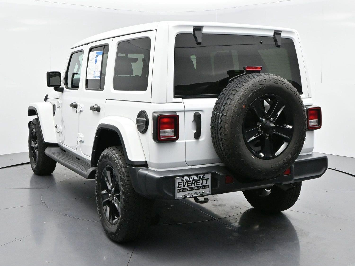 Used 2023 Bright White Clearcoat Jeep Sahara Altitude image 5