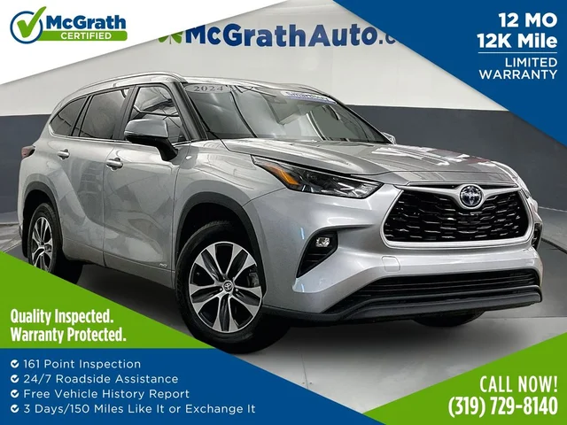 2024 Toyota Highlander Hybrid XLE
