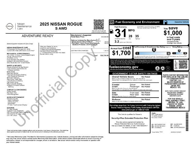 Used 2025 White Nissan S image 33