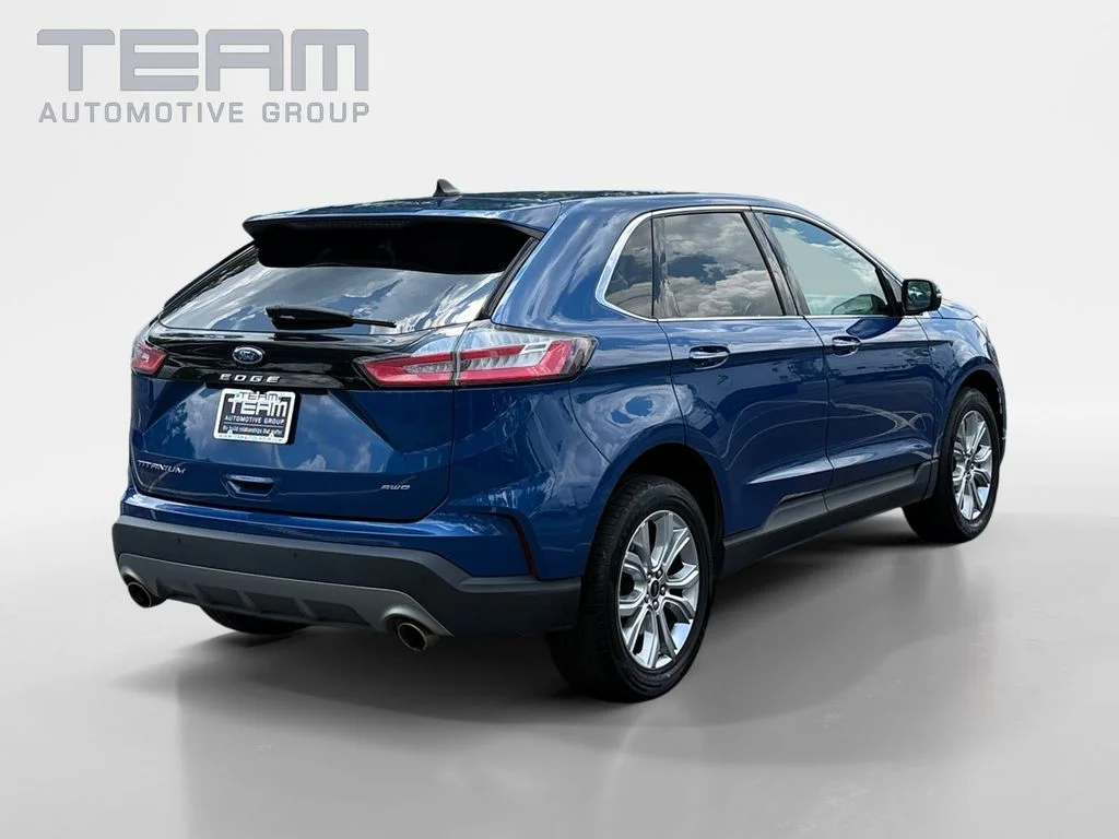 Used 2024 Blue Ford Titanium image 7
