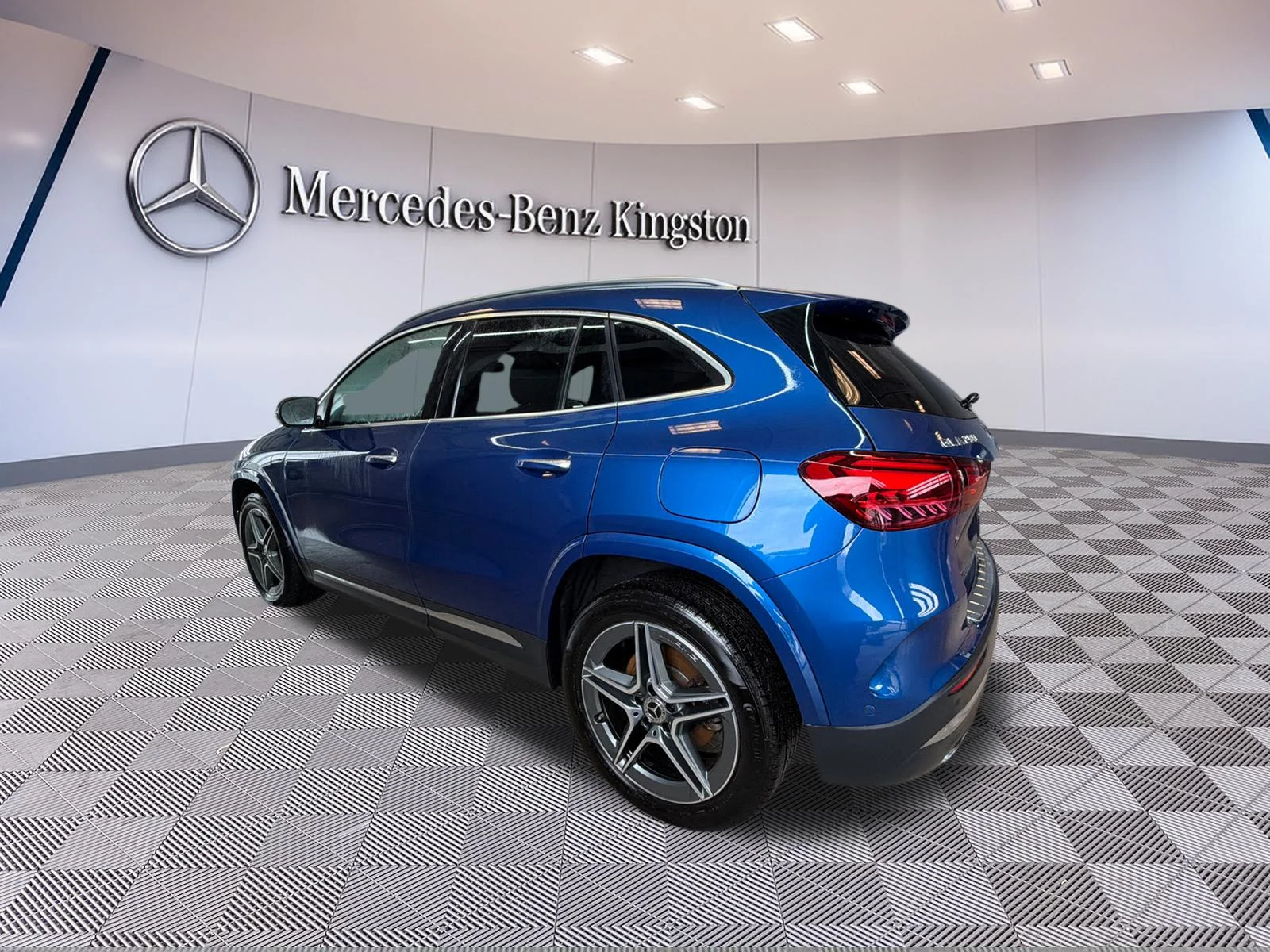 Certified Used 2025 Blue Mercedes-Benz 250 4matic Suv image 8
