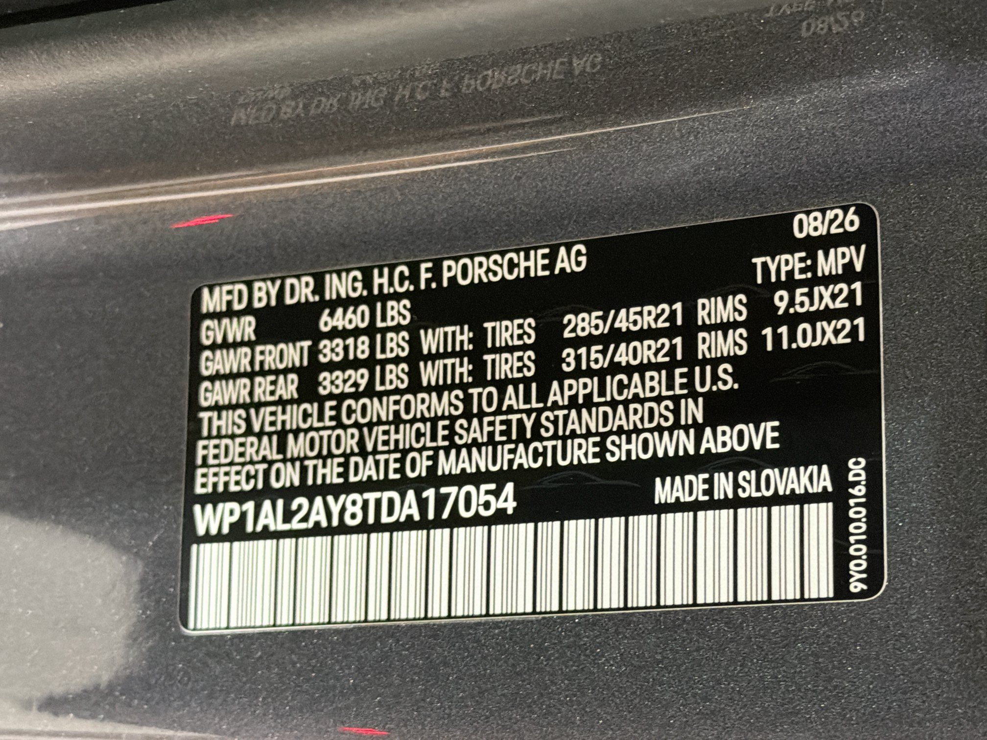 New 2026 Vanadium Grey Metallic Porsche S image 43