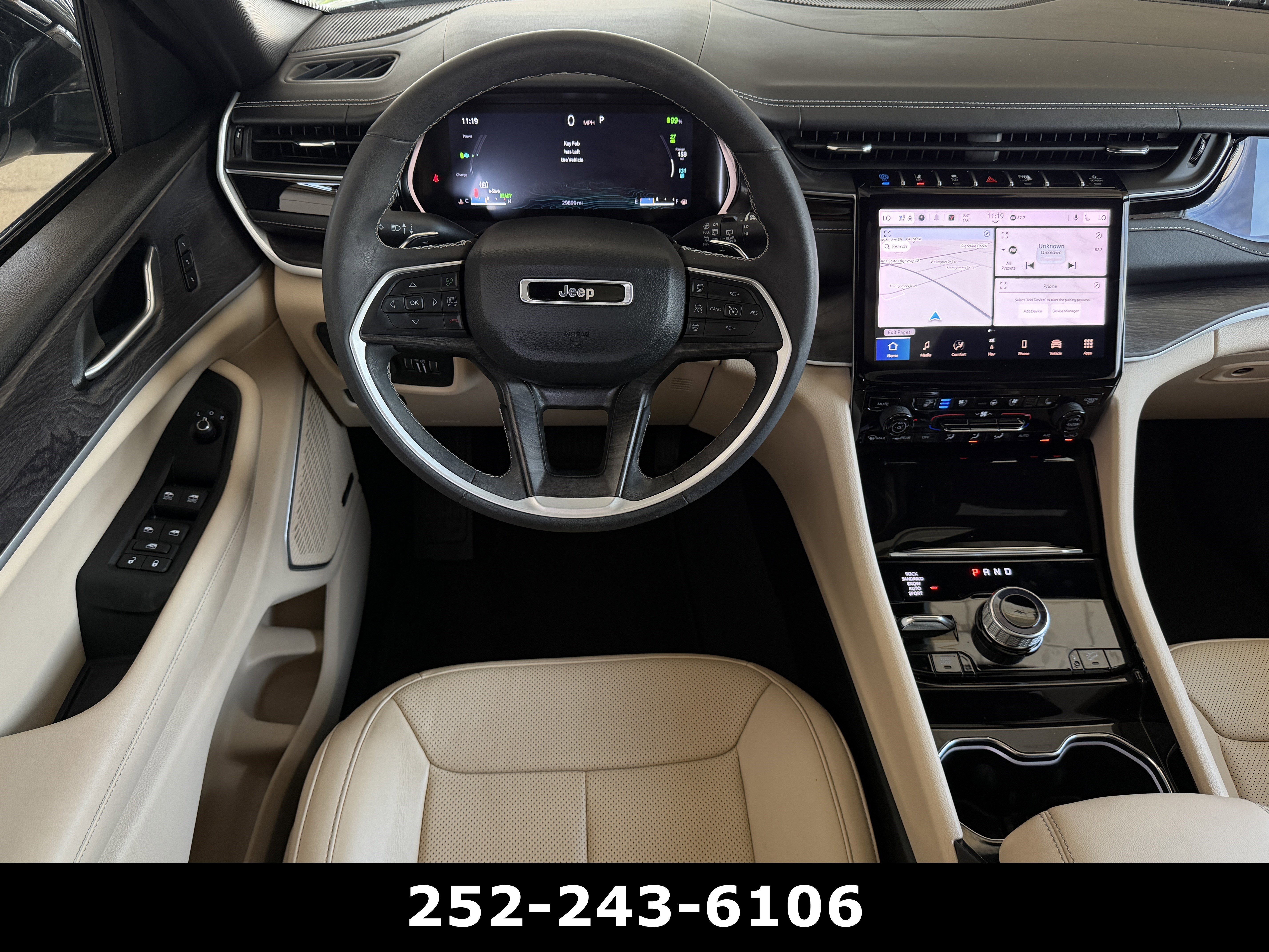 Used 2022 Bright White Clearcoat Jeep 4xe image 12