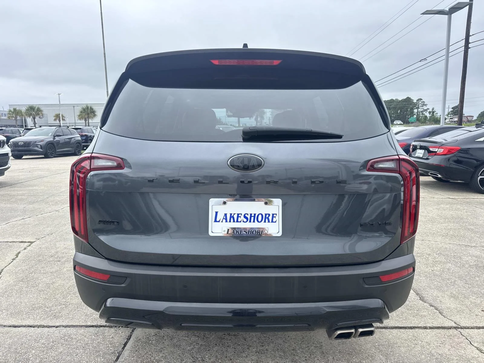 Used 2021 Gravity Grey Kia EX AWD image 6