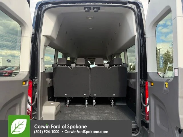 New 2026 Agate Black Metallic Ford Passenger Van XLT image 16