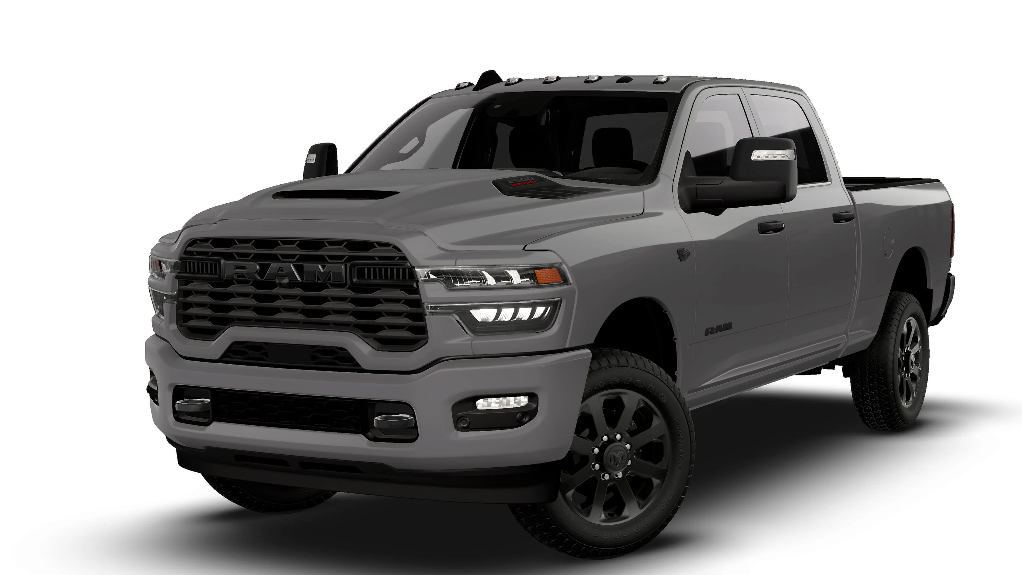 New 2027 Ceramic Gray Clear-Coat Exterior Paint RAM Black Express image 1