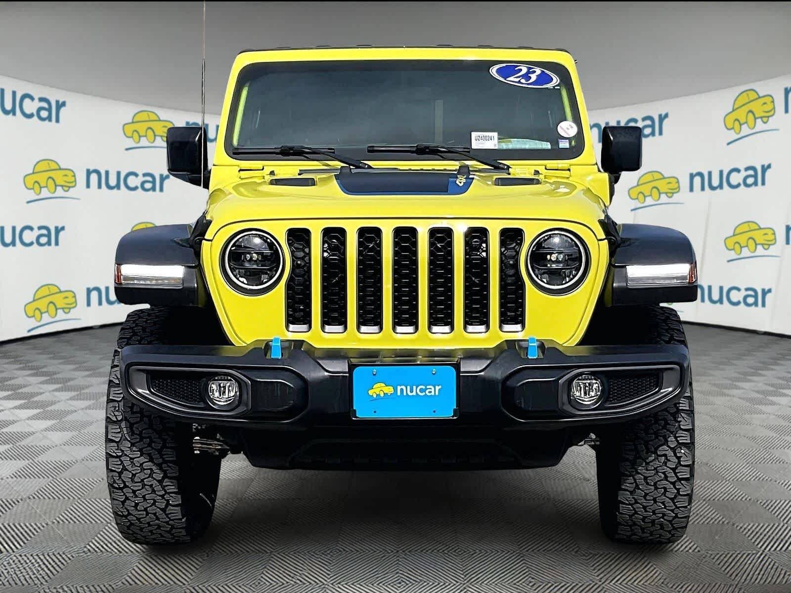 Used 2023 Jeep Wrangler 4xe Rubicon 4XE with VIN 1C4JJXR66PW703840 for sale in Saint Albans City, VT