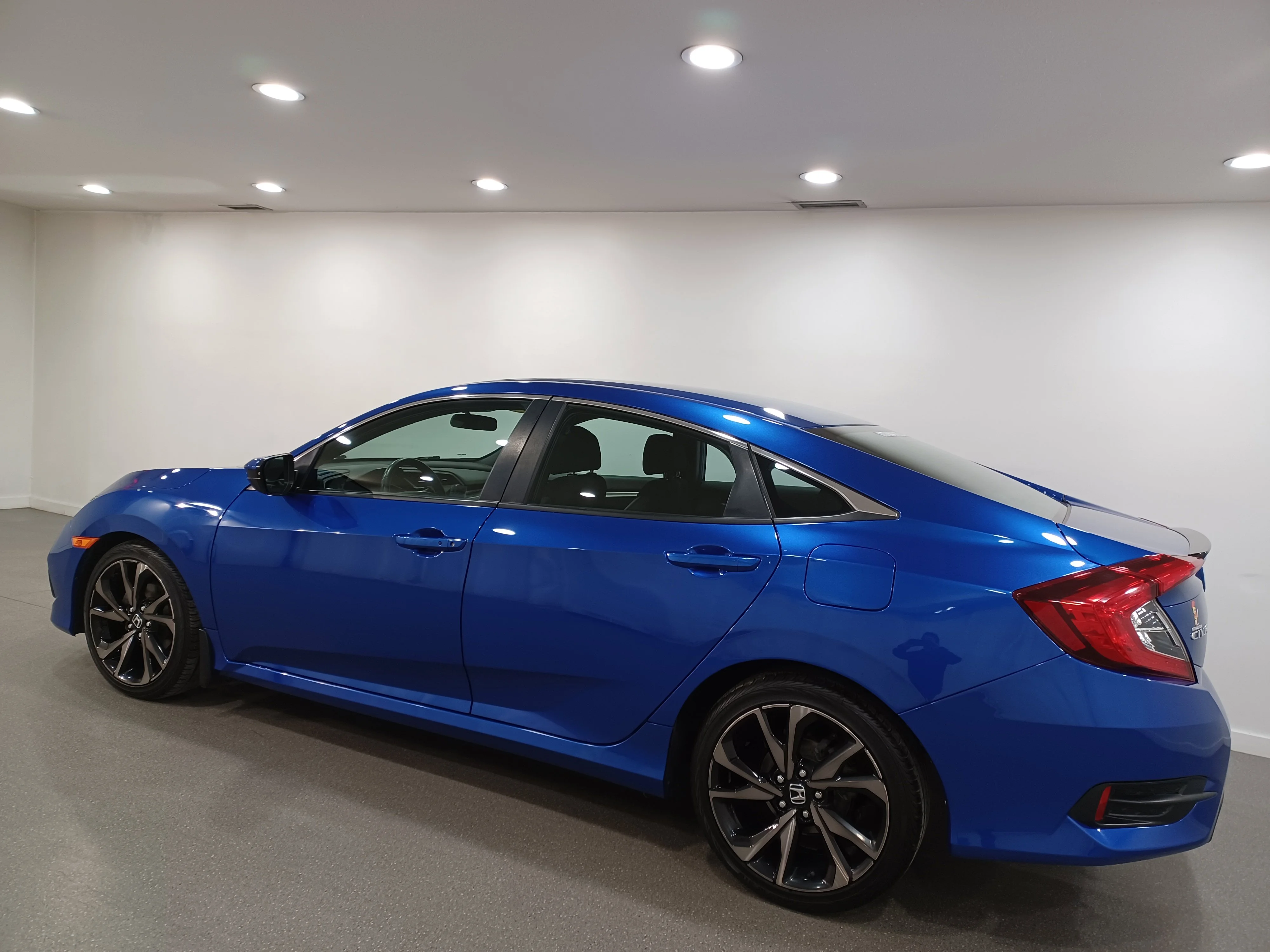 Certified Used 2021 Aegean Blue Metallic Honda Sport*Adaptive Cruise | Remote Start | Htd Seats | Sunroof | Park Assist | Apple CarPlay image 7