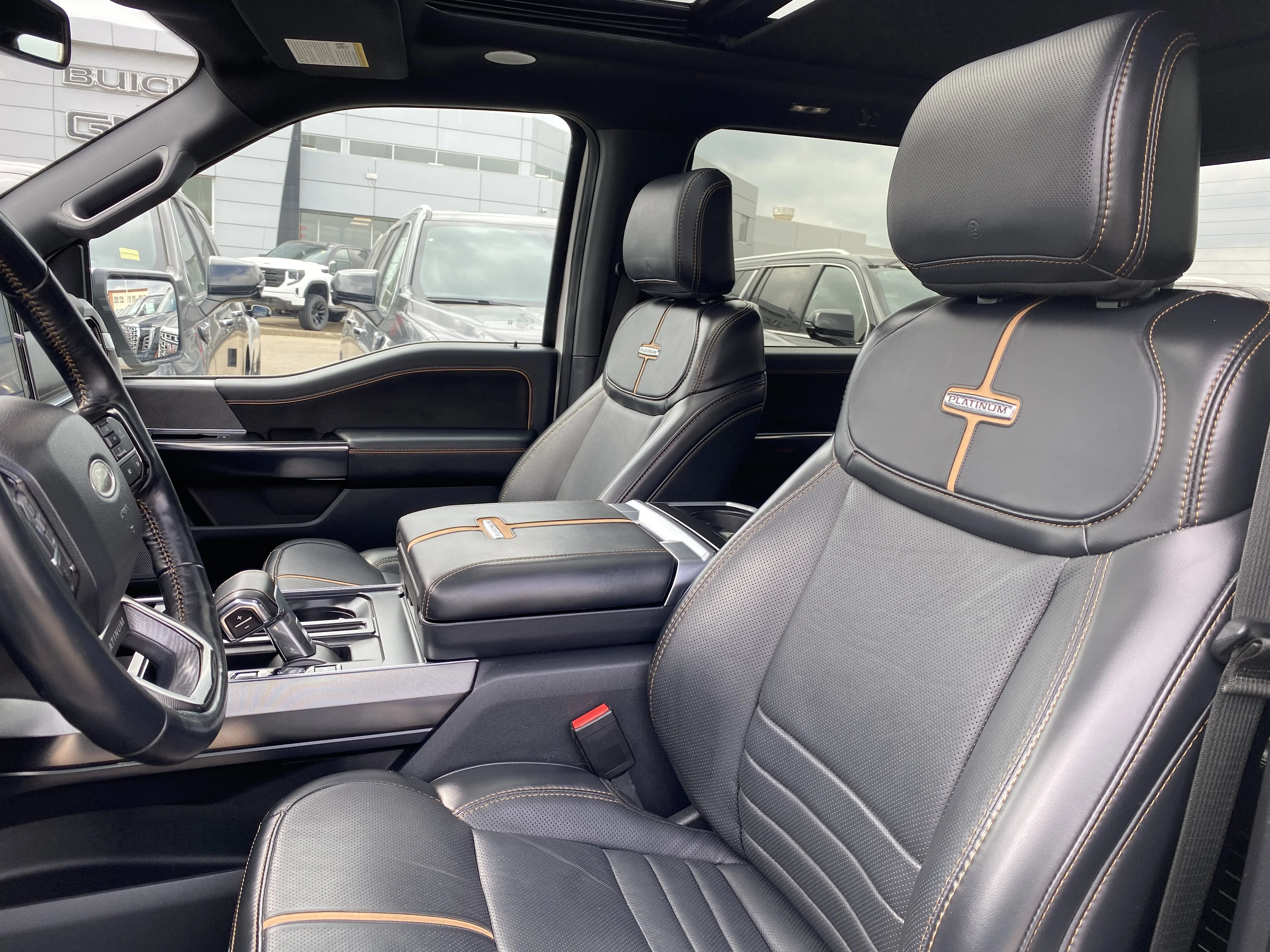 Certified Used 2023 White Ford Platinum * PANORAMIC SUNROOF * MAX TRAILERING PKG * image 9