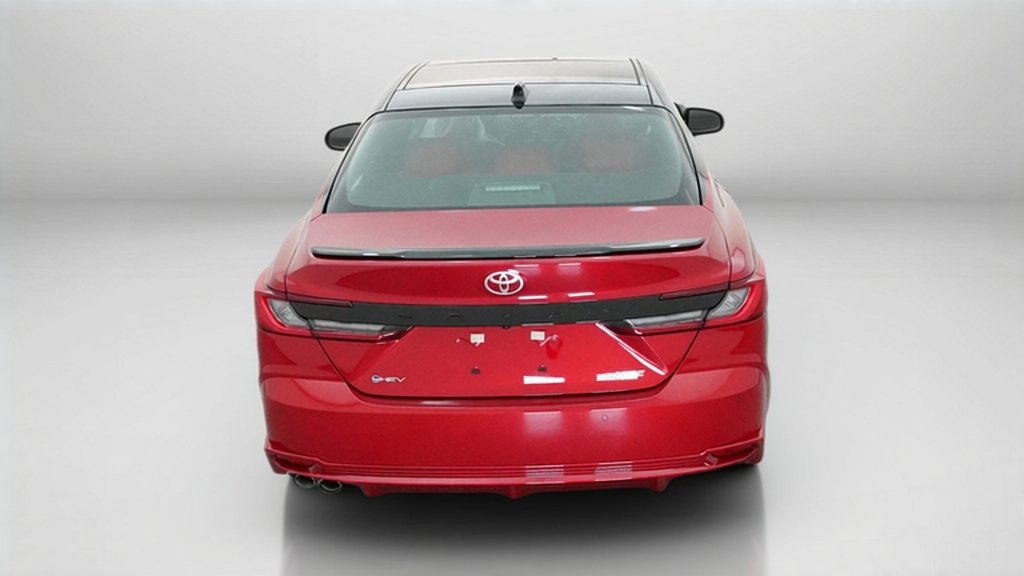New 2027 Supersonic Red with Midnight Black Metallic roof Toyota XSE image 36