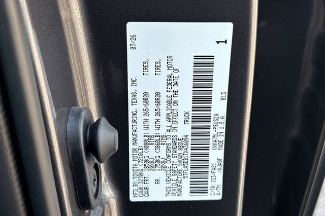 New 2026 Magnetic Gray Metallic Toyota  SR5 image 25