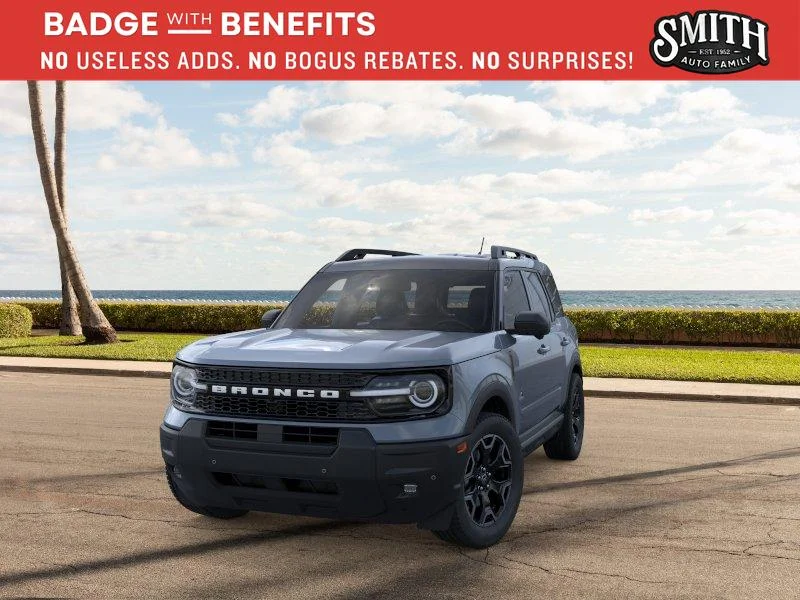 New 2025 Azure Gray Metallic Tri-Coat Ford Outer Banks® image 3