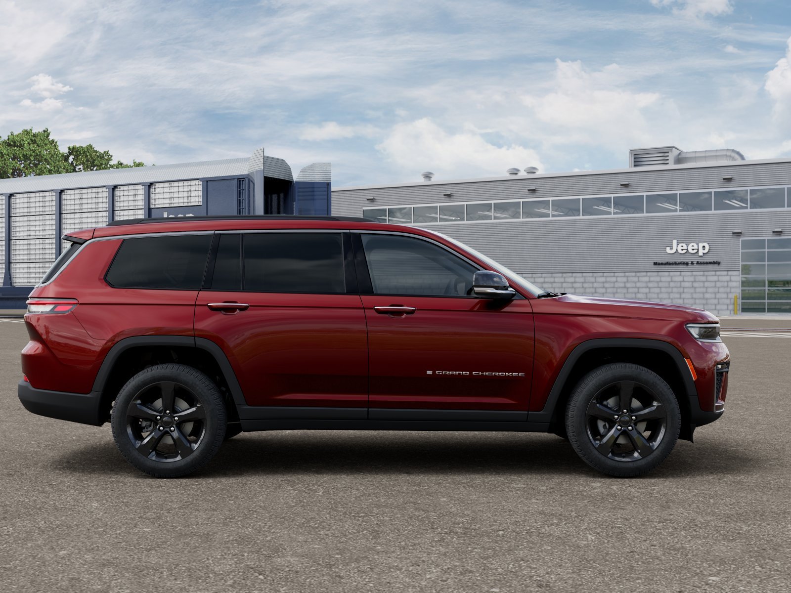 New 2026 Velvet Red Pearl-Coat Exterior Paint Jeep Limited image 12