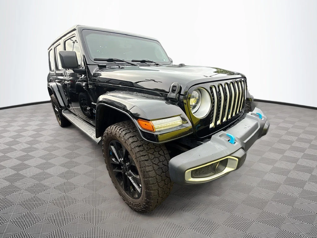 Used 2023 Black Jeep Sahara 4xe image 4