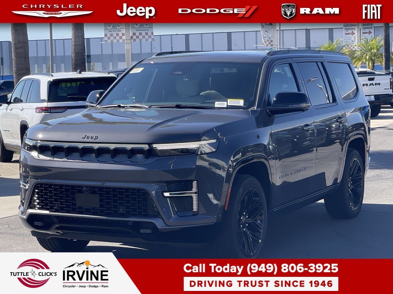 New 2026 Baltic-Gray Metallic Clear-Coat Exterior Paint Jeep Limited Reserve image 3