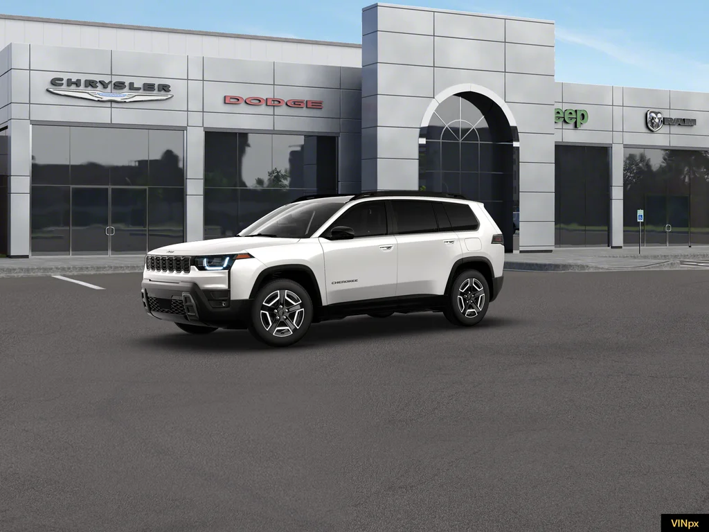 New 2026 Bright White Clear-Coat Exterior Paint Jeep Limited image 1