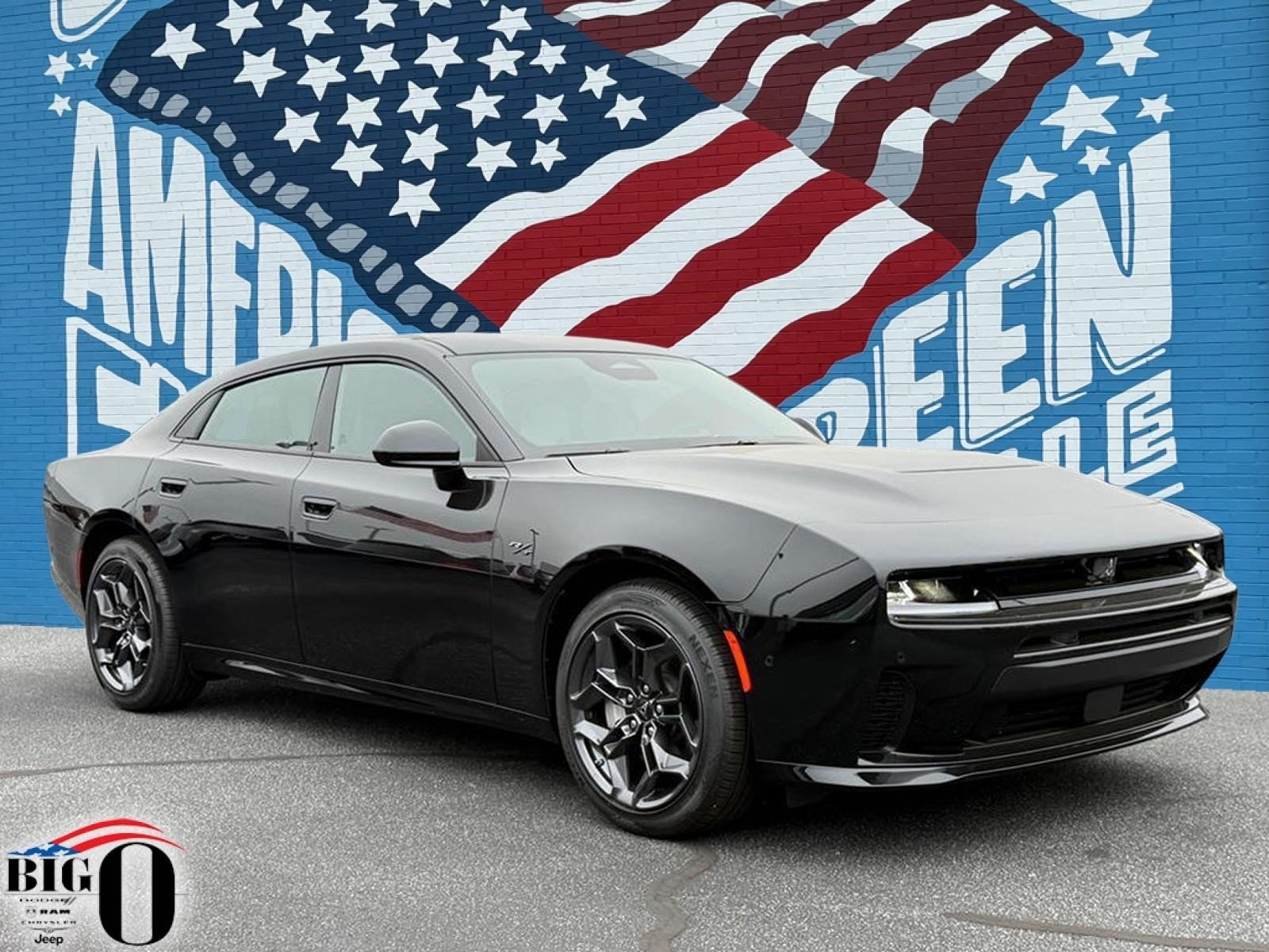 New 2026 Diamond Black Crystal Pearlcoat Dodge R/T 4 Door AWD image 1