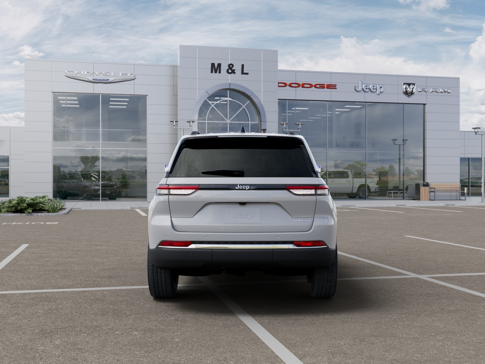 New 2025 Bright White Clear-Coat Exterior Paint Jeep Laredo image 7