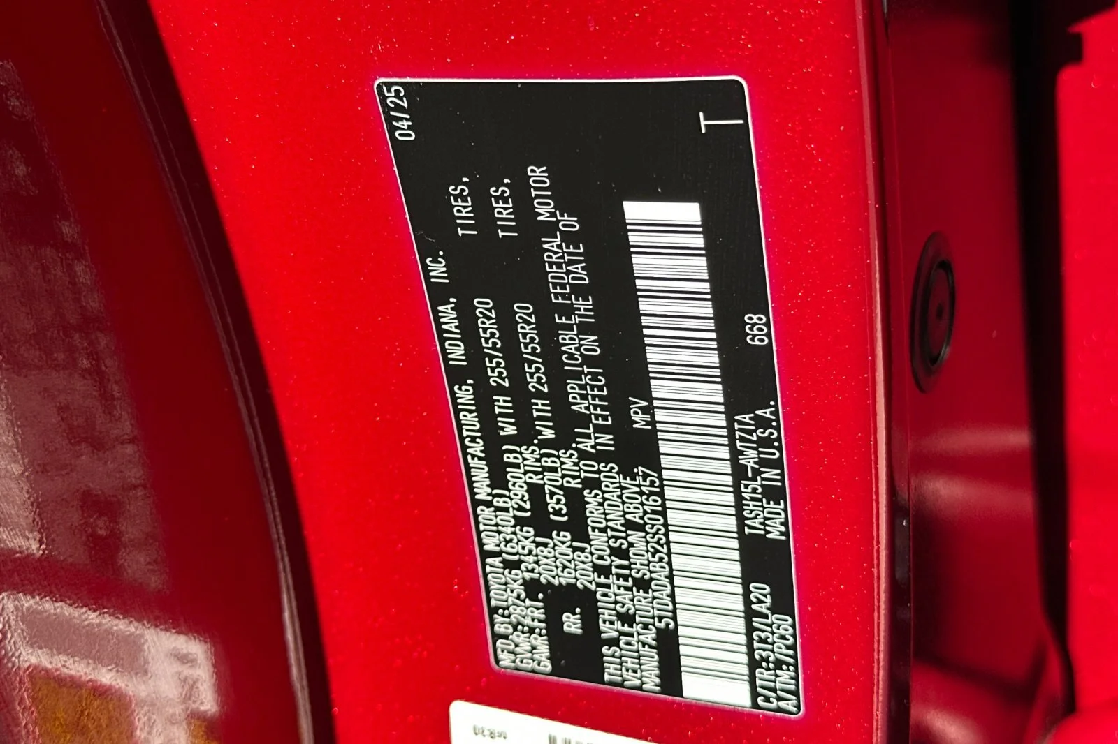 Used 2025 Red Toyota MAX Platinum image 30