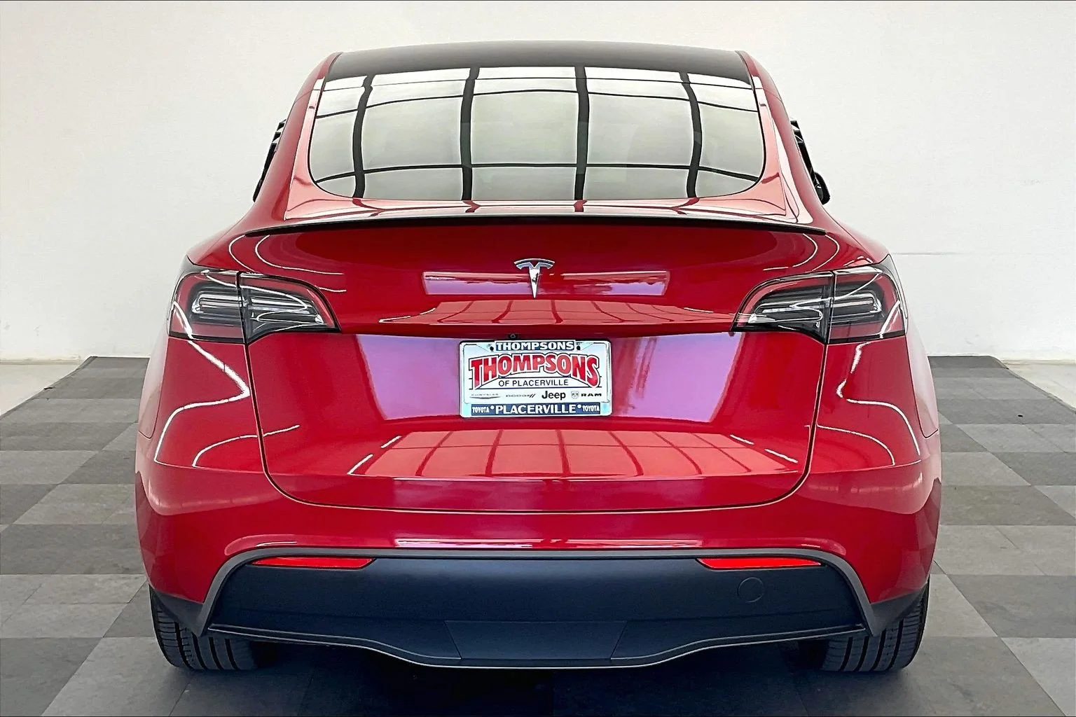 Used 2023 Red Multi-Coat Tesla Long Range image 3