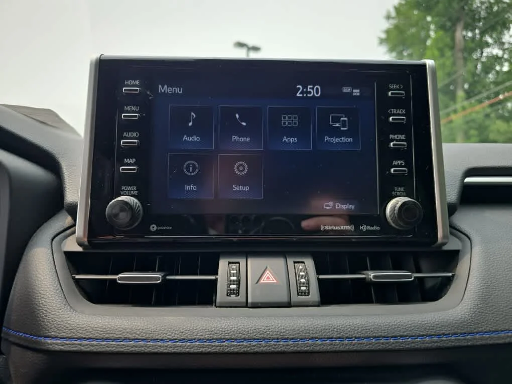 Used 2021 Blue Print/Midnight Black Metallic Toyota Hybrid XSE image 21