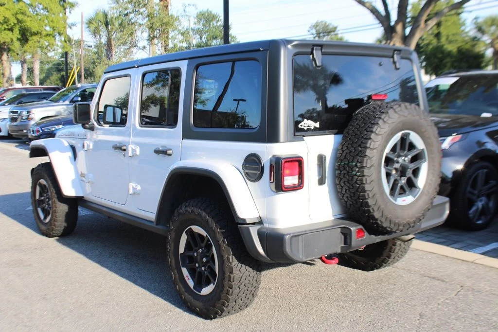 Used 2021 Bright White Clearcoat Jeep Unlimited Rubicon image 15