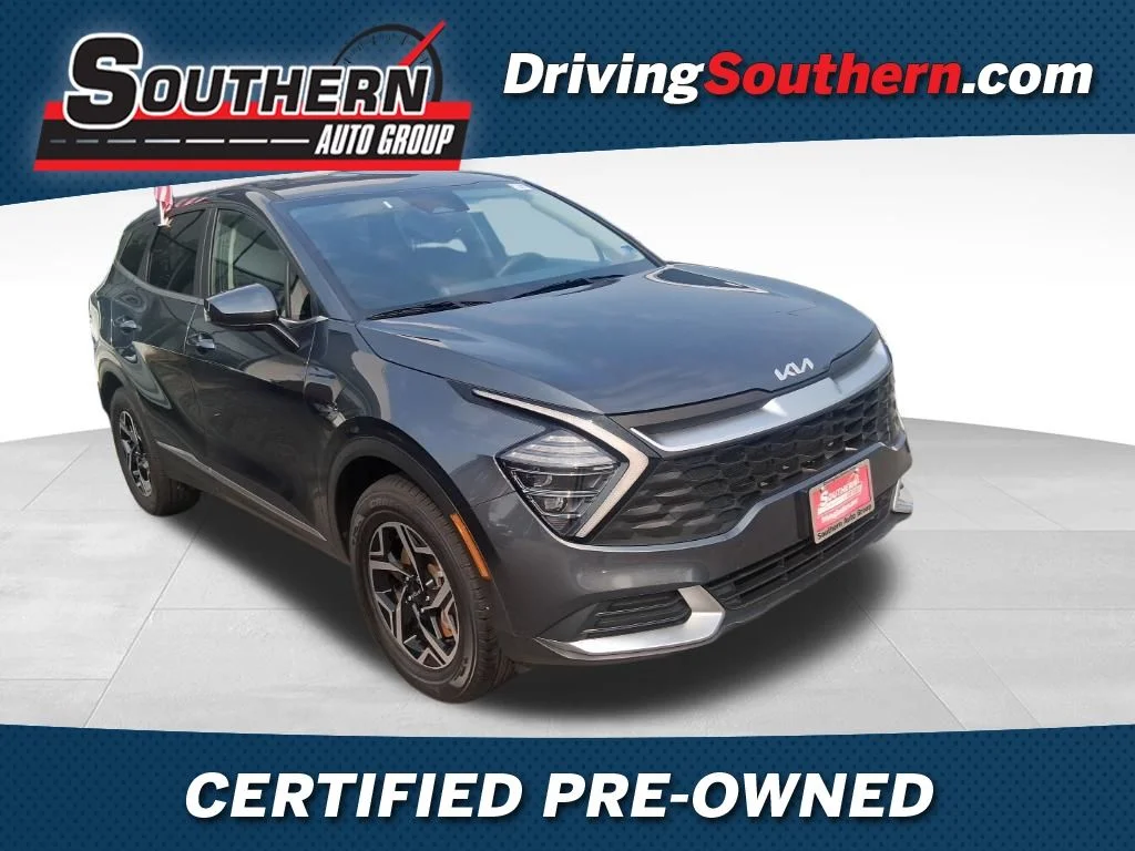 Used 2024 Gray Kia LX image 1