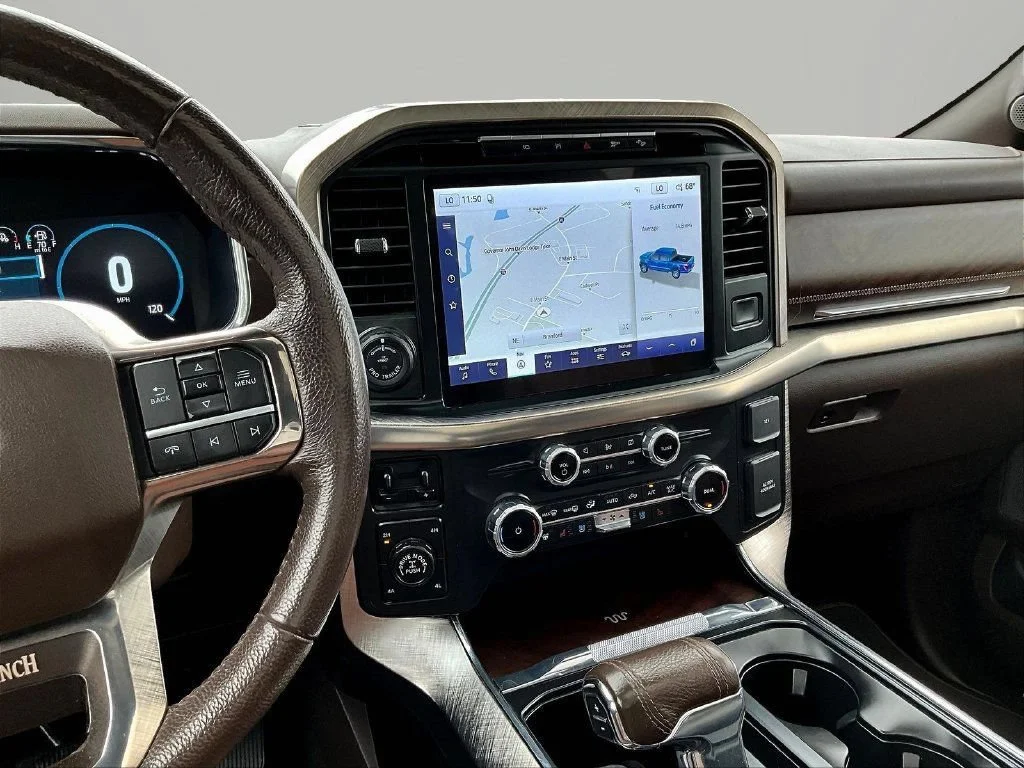 Used 2022 Antimatter Blue Metallic Ford King Ranch image 12