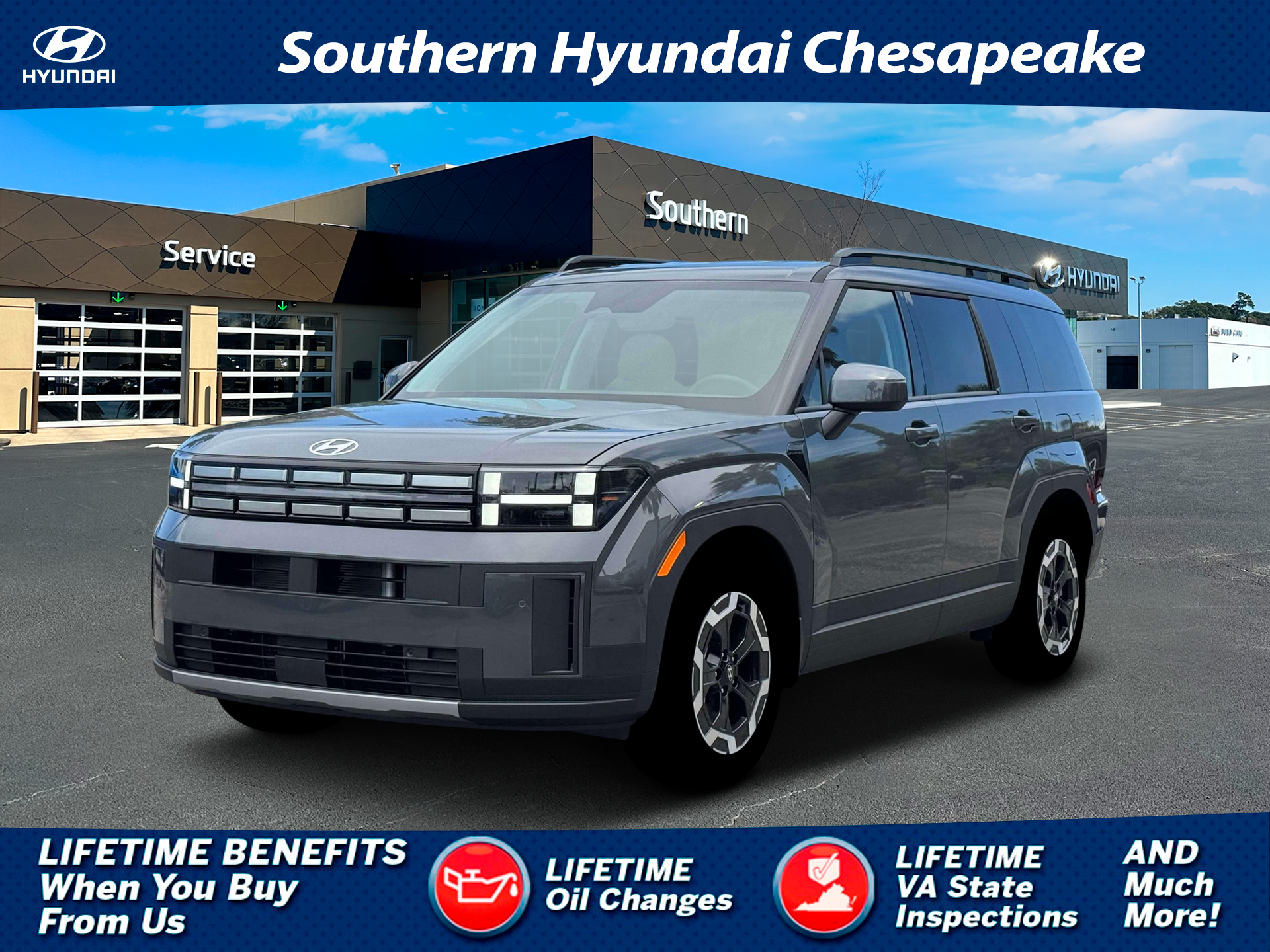New 2026 Gray Hyundai SEL AWD image 1