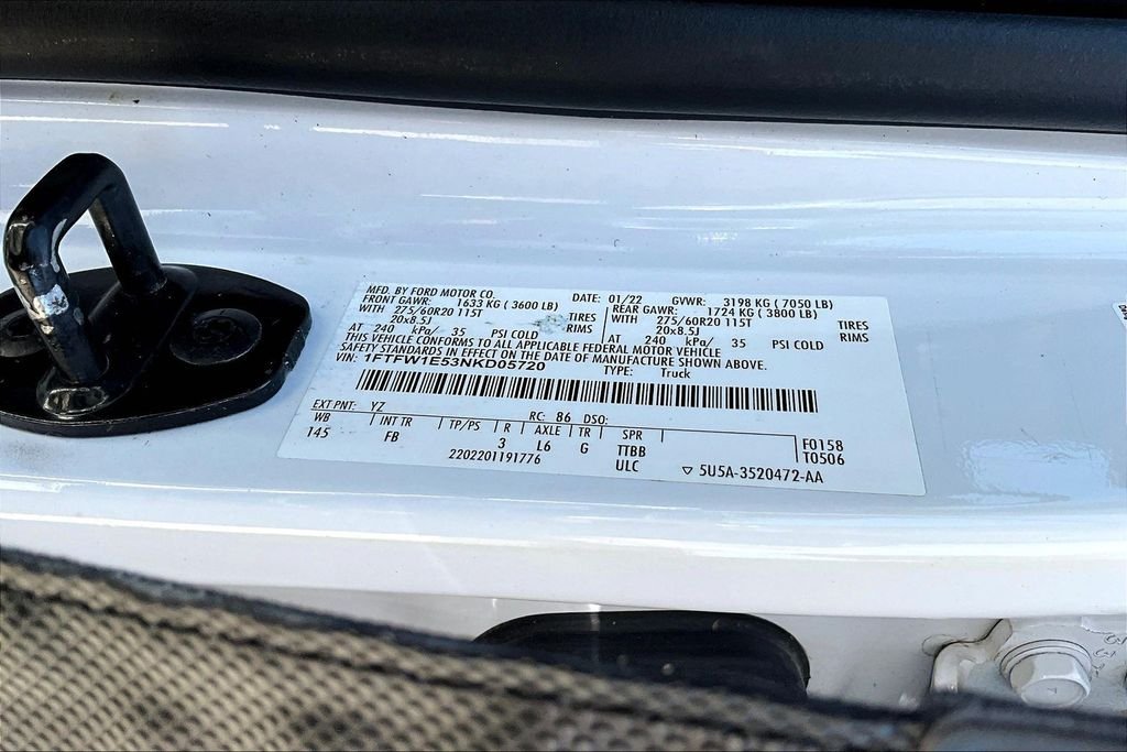 Used 2022 White Ford Lariat image 21